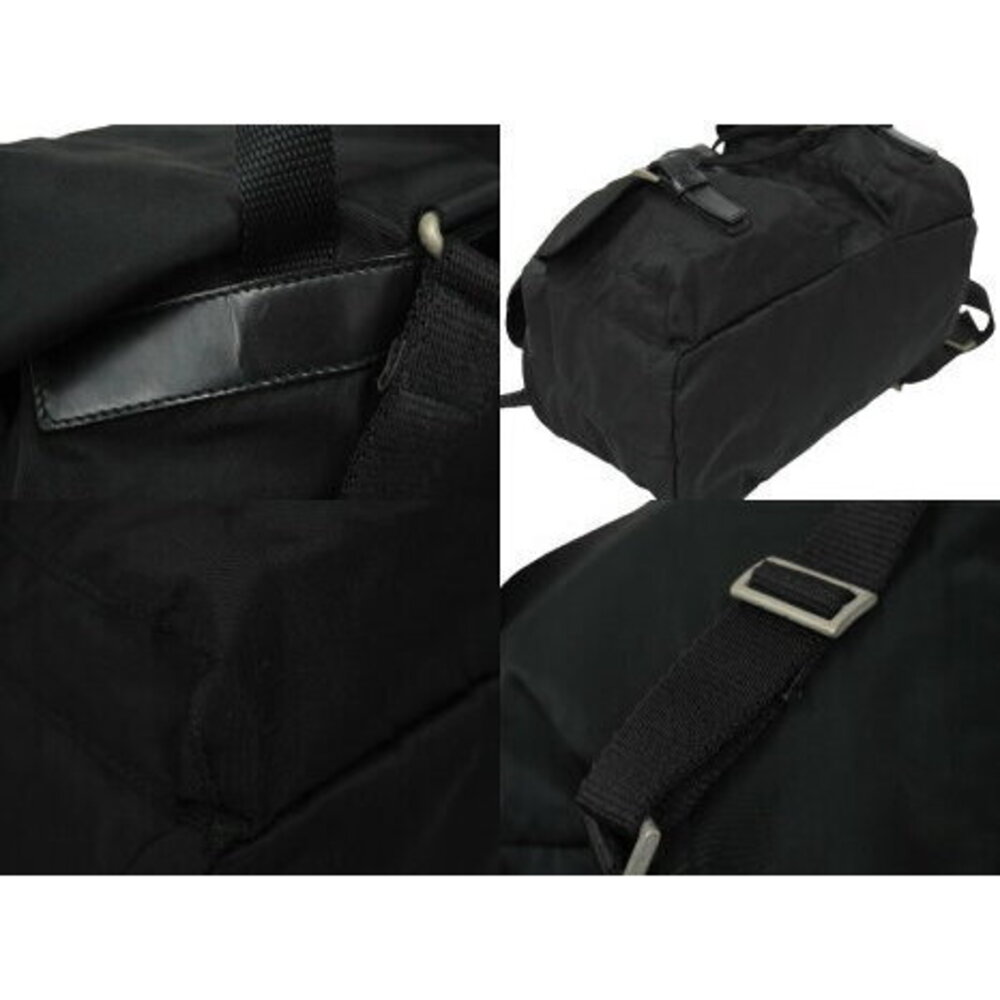Prada Backpack Daypack Double Pockets Triangle Lo… - image 5